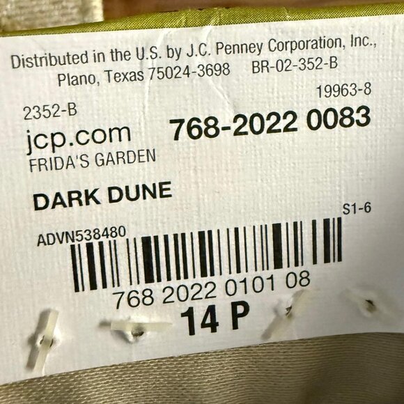 14P Liz Claiborne cropped beige chinos. Brand new. - Picture 3 of 4